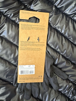 Nike reflective gloves black new