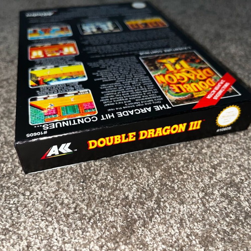 Re-pro box for Double Dragon 3 Nintendo Nes game new