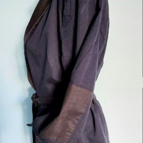 H&M Blazer like new with wrap and belt in black and blue