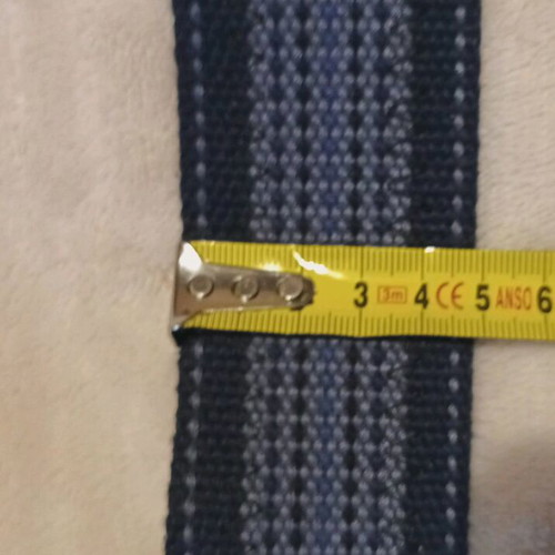 Esprit women's fabric belt blue new, adjustable