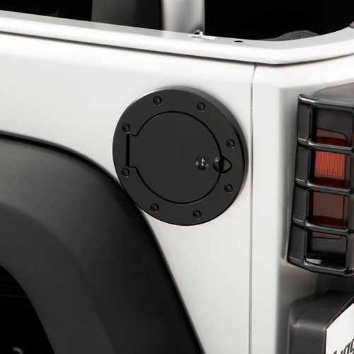 Jeep Wrangler JK fuel tank cover new Rugged Ridge 11229.03 black