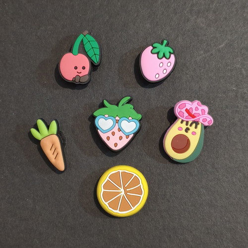 Foodie Crocs Charms Pins Jibbitz set like new