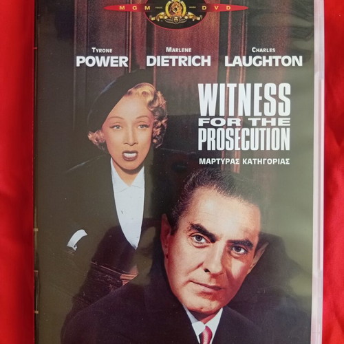 Witness for the Prosecution DVD like new with subtitles