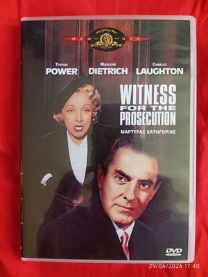 Witness for the Prosecution DVD like new with subtitles
