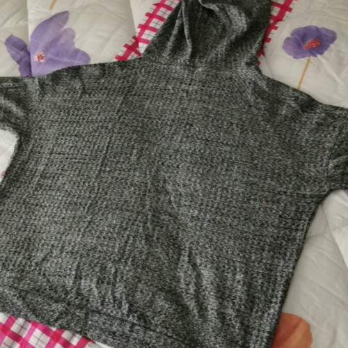 American Eagle knitted shirt small gray like new
