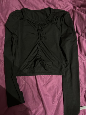 Black tank top with holes size M Shein like new