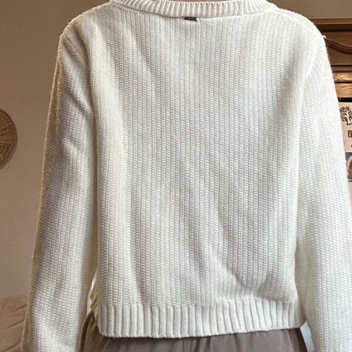 Toi&Moi knitted cardigan like new, size S/M, white