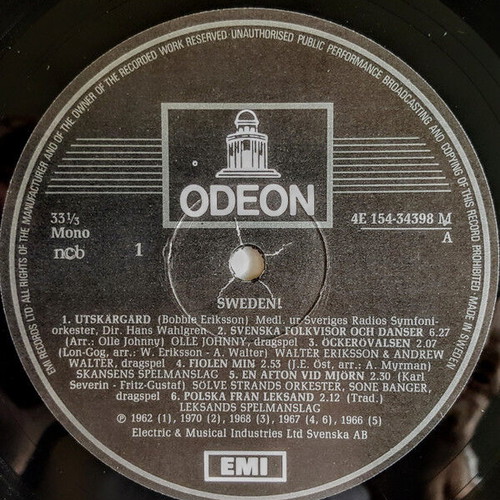 Sweden! vinyl record used