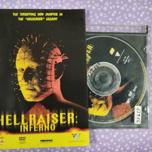 Hellraiser Inferno DVD used with Greek subtitles
