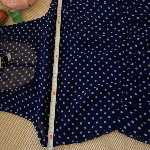 Blue polka dot summer dress H&M like new, size S