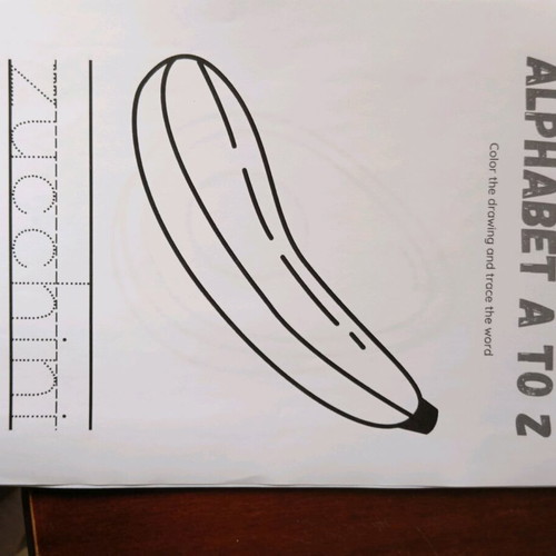 Colouring book with English letters new