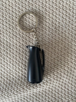 Tupperware collectible keychain new, black