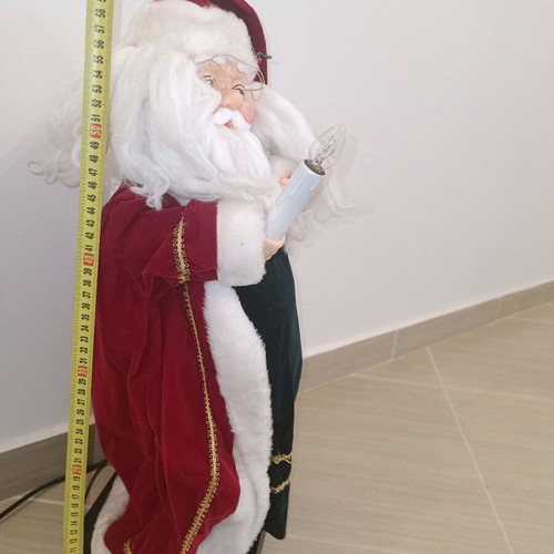 Santa Claus large 60 cm used, mechanism not working