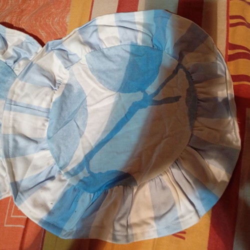 Round Bread Serving Cloths Set of 2, New, 30 cm Diameter, Cotton