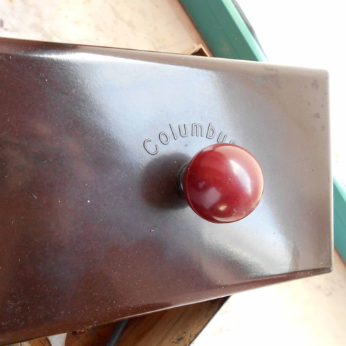 Box with tools for lithographic reproduction used, Columbus