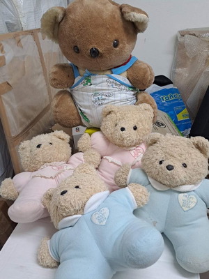 Vintage teddy bears used, pack