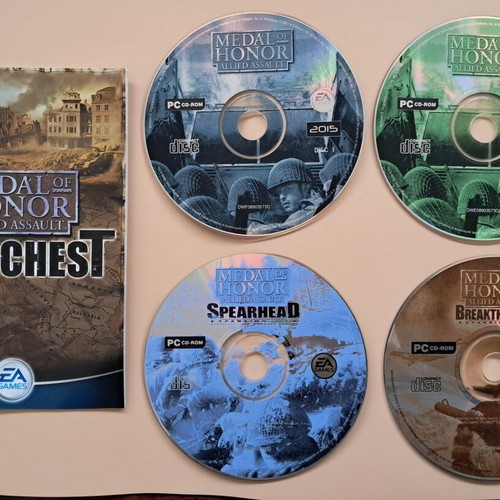 Medal of Honor Allied Assault War Chest PC game used