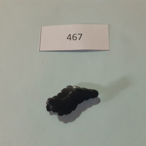 Playmobil black helmet feather 467