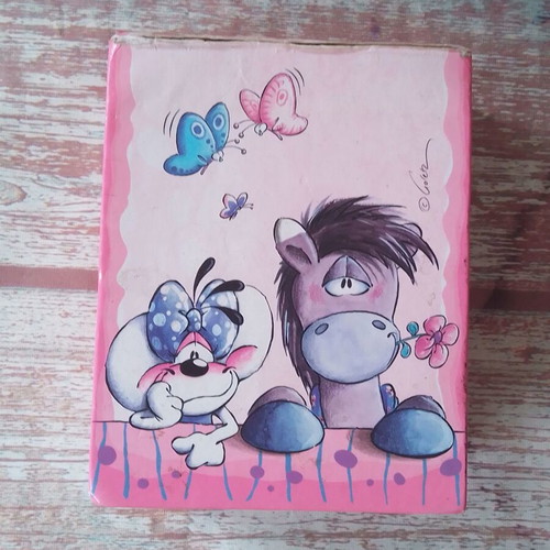 Diddl Diddlina Galupy Depesche mirror box used