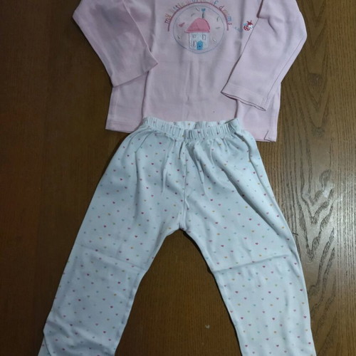Mothercare kids pajama sets like new for girl 2-3 years multicolor
