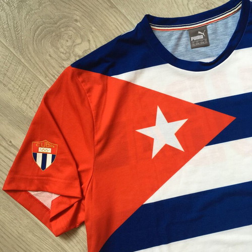 Puma Cuba National Team Flag T-Shirt like new, size 2XL
