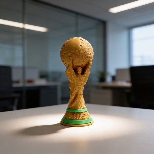 World Cup Football Trophy new, 25 cm height