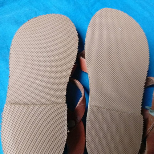 Leather sandals new no23 brown