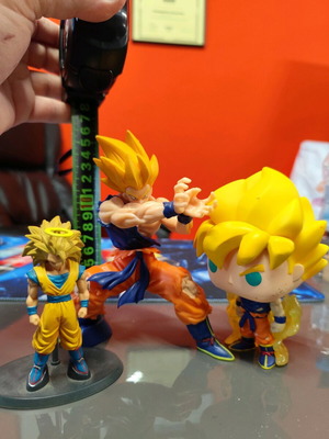 Φιγούρες Goku μεταχειρισμένες, σετ 3 τεμαχίων