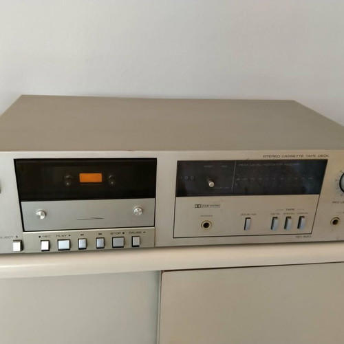 Rotel RD-820 Stereo Cassette Tape Deck used, vintage, playback issue