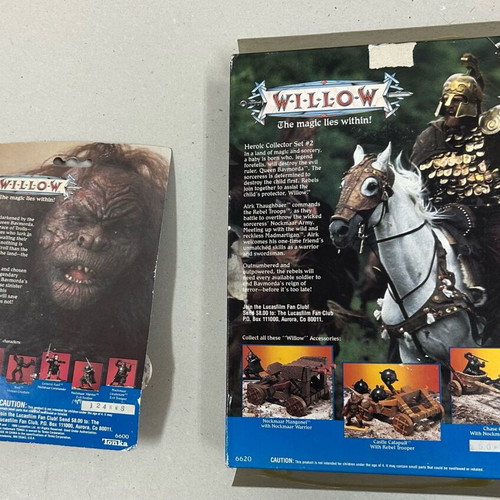 Tonka 1988 Willow Heroic Collector Set 2 and Troll Evil Creature new