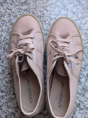 Superga 2790 Cotropew Flatform νούμερο 37 σαν καινούργιο, ροζ-νουντ