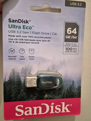 SanDisk 64GB flash drive new