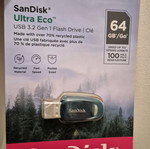SanDisk 64GB flash drive new