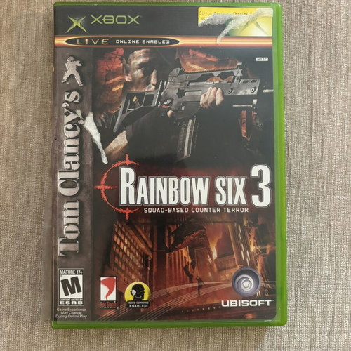Rainbow Six 3 Xbox Original NTSC game used, American full version
