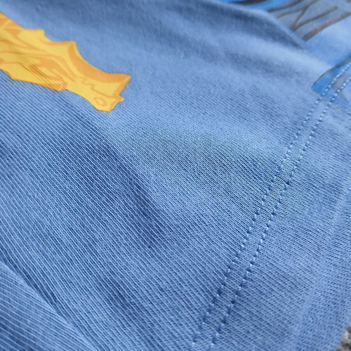 Lego boys' shorts new, blue with ninja print, size 122 cm