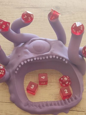 Beholder Dice Holder & Tray made to order for D&D
