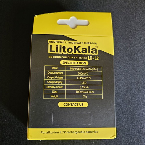 LiitoKala Lii-L2 Li-ion Battery Charger new