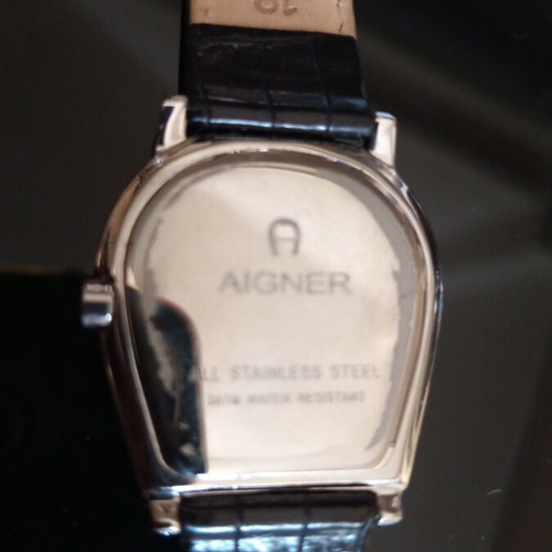 Aigner wristwatch black dial quartz women new