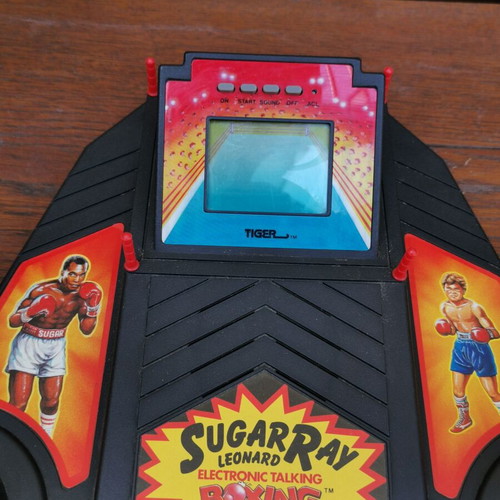 Sugar Ray Leonard Electronic Talking Boxing used game
