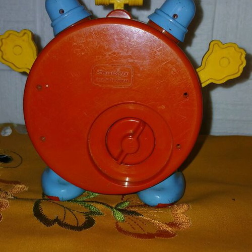 Sankyo baby musical toy used, 1970s rattle