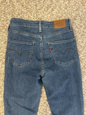 Levi's 721 High Rise Skinny Jeans used, size S 36 8, blue