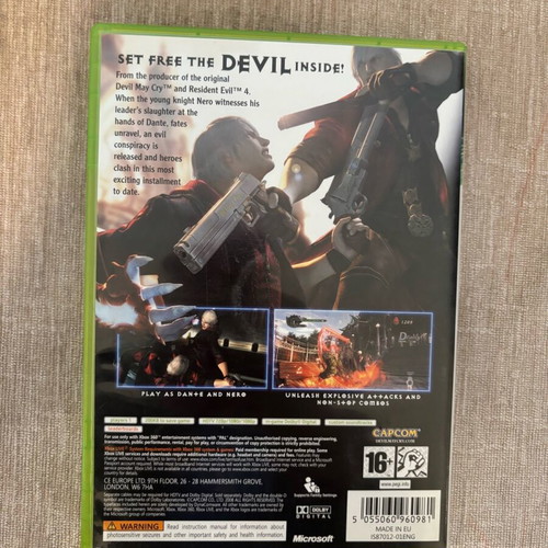 Devil May Cry 4 Xbox 360 used English complete