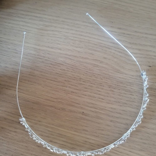 Bridal hairband with rhinestones new, Shein