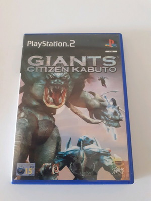 Giants Citizen Kabuto PlayStation 2 game used with case and manual