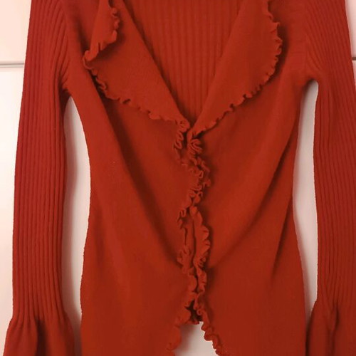 Red blouse like new, size S