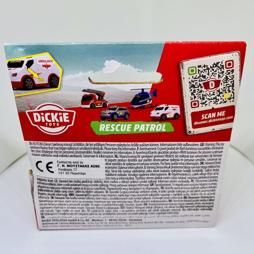 Dickie Toys Rescue Patrol Police Helicopter new