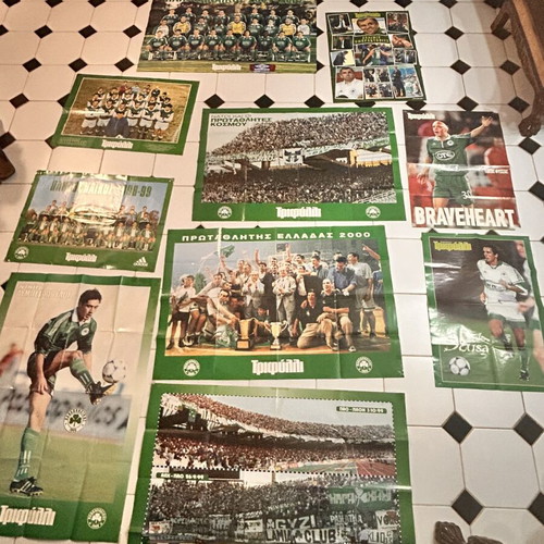 10 Panathinaikos posters from the 2000s, Trifylli magazine