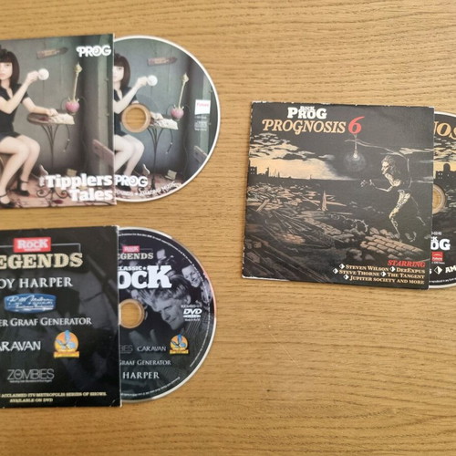 Prog Rock 2 CDs and 1 DVD used