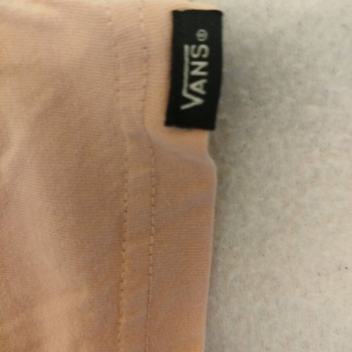 Vans T-shirt Medium pink with large back graphic like new