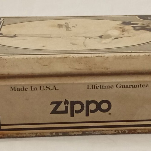 Zippo ''The Varga Girl 1935'' empty collectible metal lighter box used